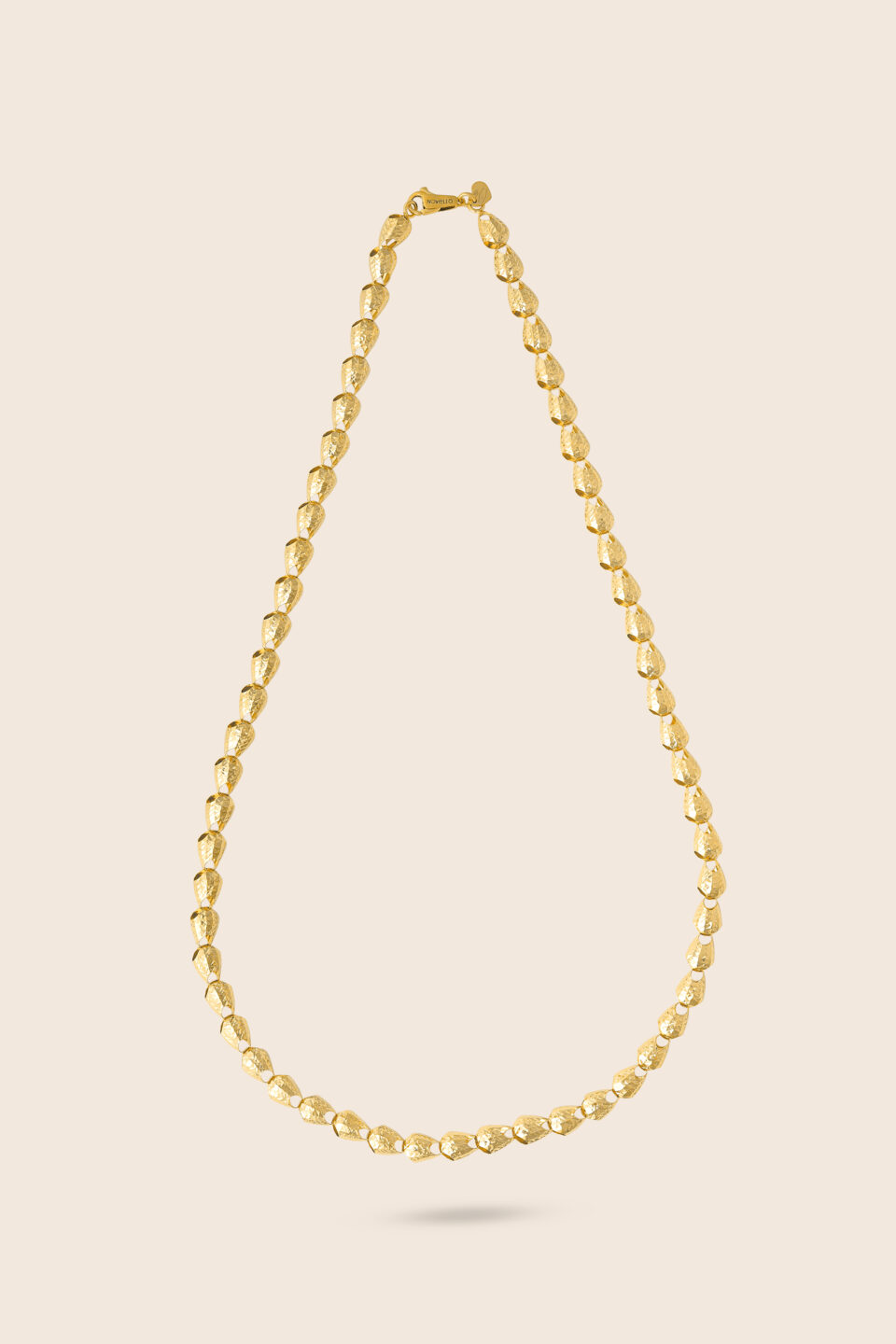 Affinity yellow gold hallowlink full motive necklace