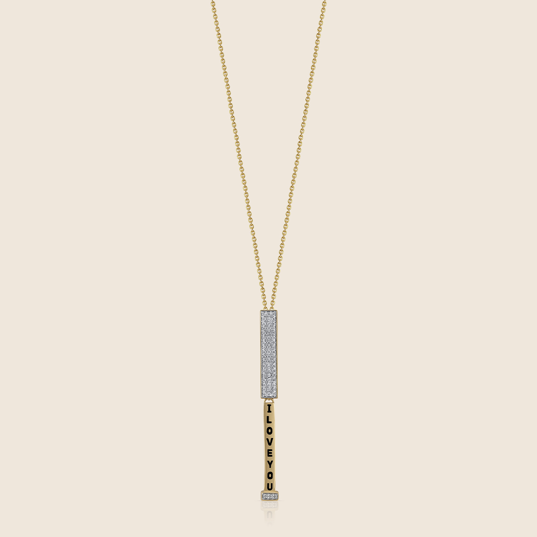 ADNK000777-image-626-212101146-4.jpg Esme yellow gold full diamond hidden message pendant - Image 1