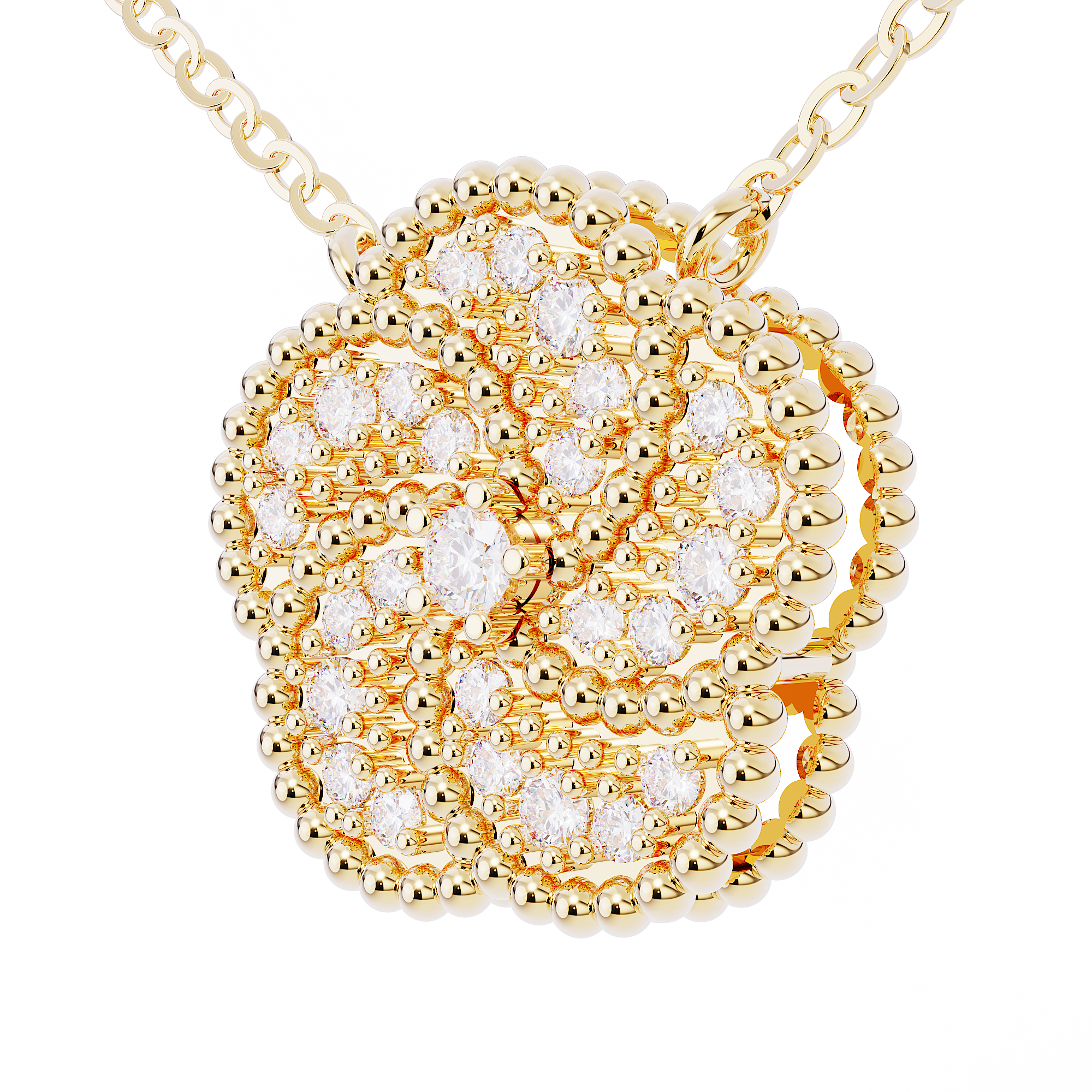 BLO0012CLFUPE00DAU750Y_1x Bloomy necklace with diamonds - Image 1