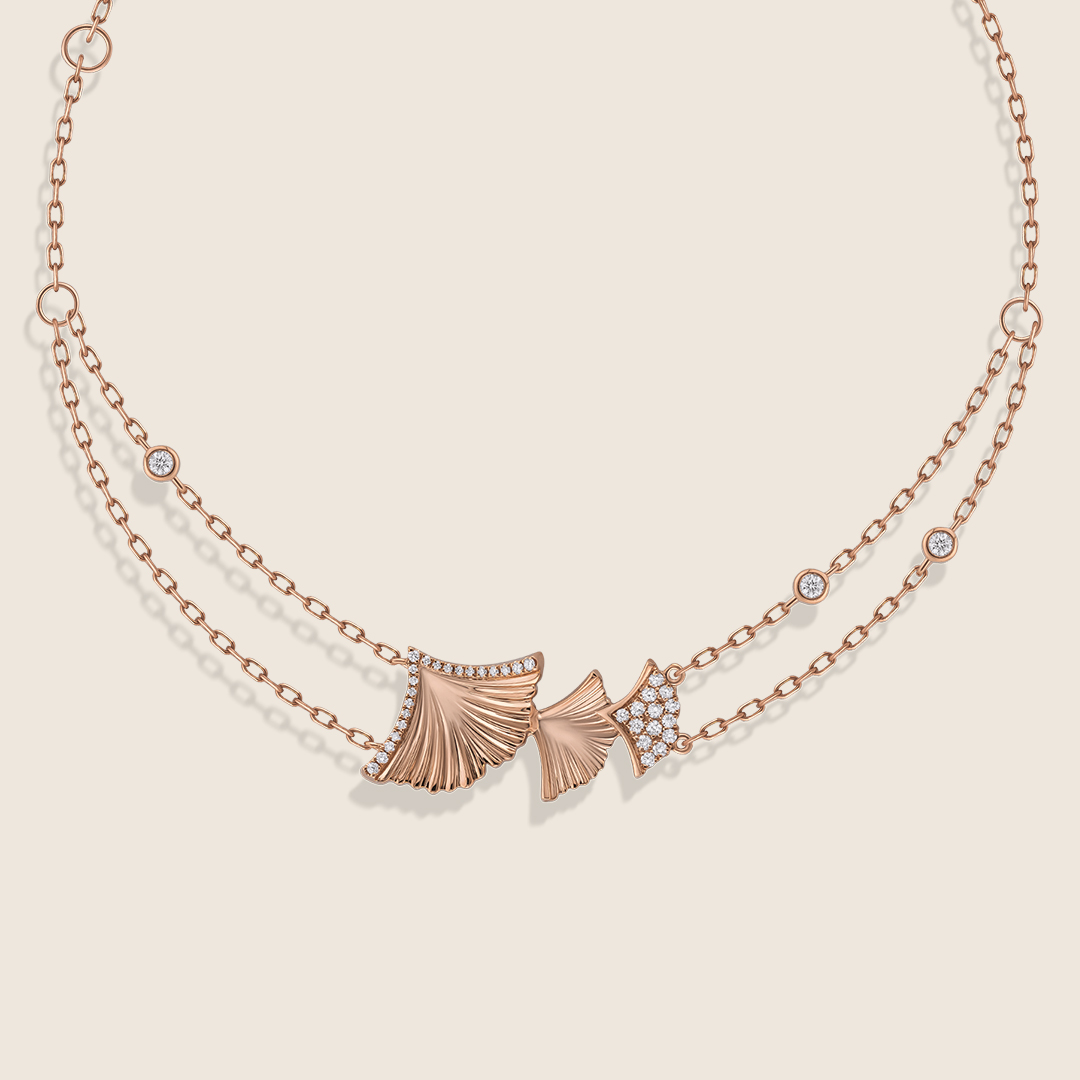ADBR000624-image-422-ADBR000624-VOL-2 Volare 18k rose gold Diamond Cascading Wings Bracelet - Image 1