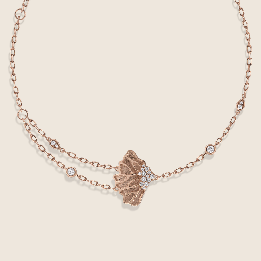 ADBR000630-image-414-ADBR000630-VOL-2 Volare 18k Rose Gold Delicate Flutter Diamond Bracelet - Image 1
