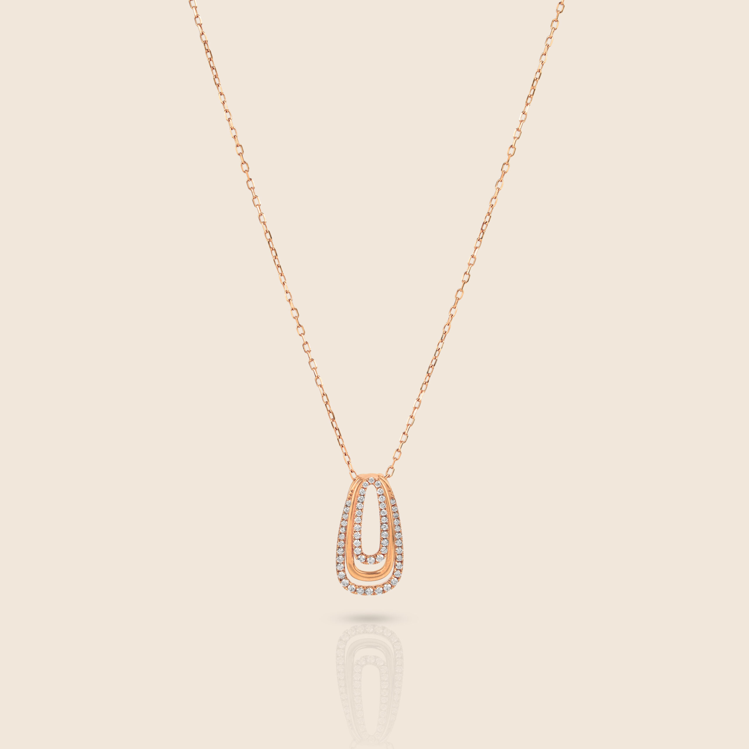 ADPC000330-image-11-20 Affinity yellow gold diamond multi-halo pendant - Image 1