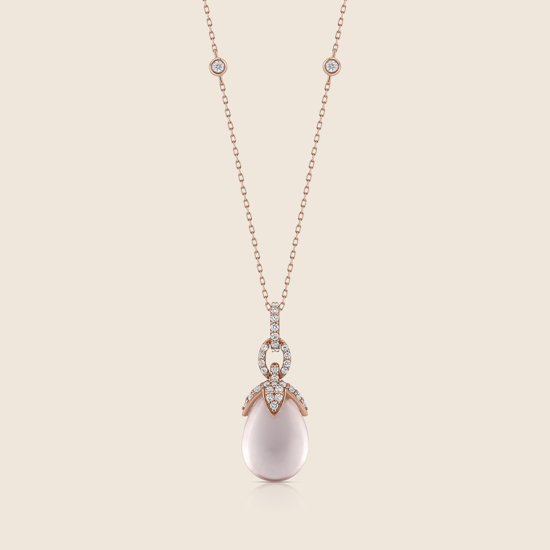 ADPC000381-image-478-ADPC000381-NPH-2 Nephele rose gold rose quarts drop pendant with MOP - Image 1