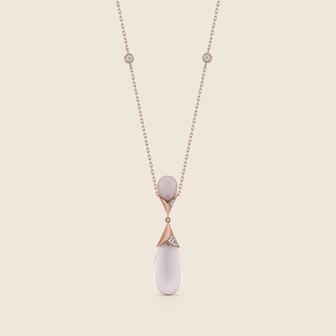ADPC000396-image-494-ADPC000396-NPH-2 Nephele rose gold rose quarts pendant with MOP - Image 1
