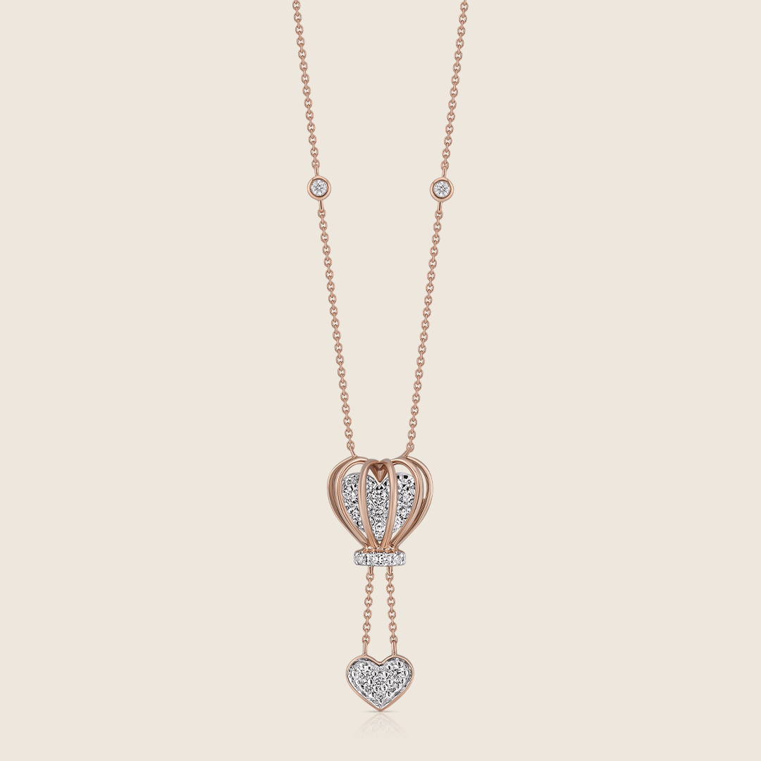 ADPC000525-image-108-11J187932601-2 Esme rose gold diamond heart lariat necklace - Image 1