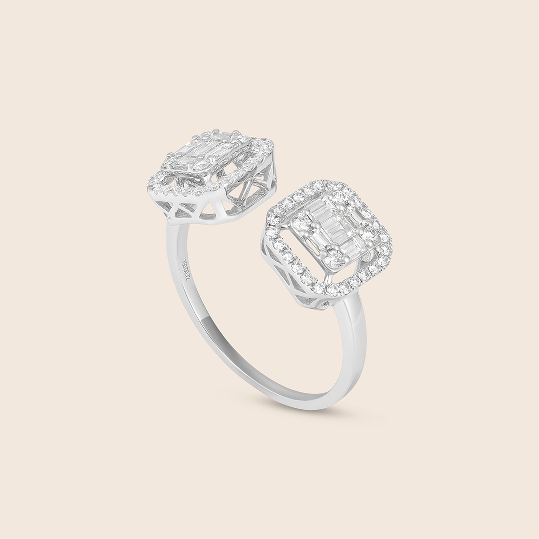 ADRG000567-image-165-IG17J6103425_2 Emro white gold diamond toi-moi ring - Image 1