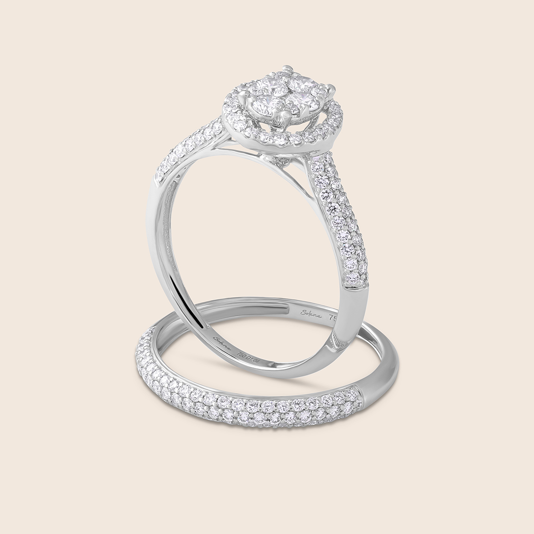 ADRG000578-image-173-IG17J6104525_5 Esme white gold oval diamond twin ring set - Image 1