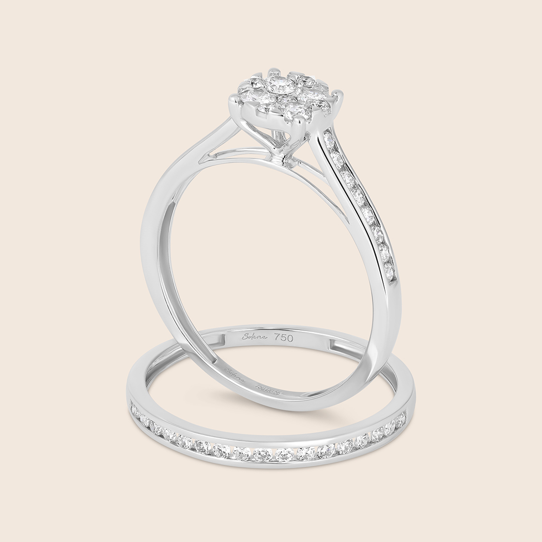 ADRG000593-image-213-IG17J610642502_5 Esme white gold round channel-set diamond twin ring set - Image 1