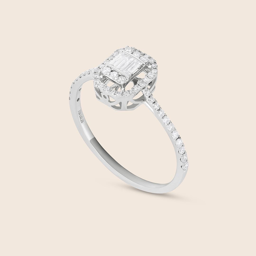 ADRG000665-image-187-IG17J6127425_2 Emro white gold slim band pave diamond ring - Image 1