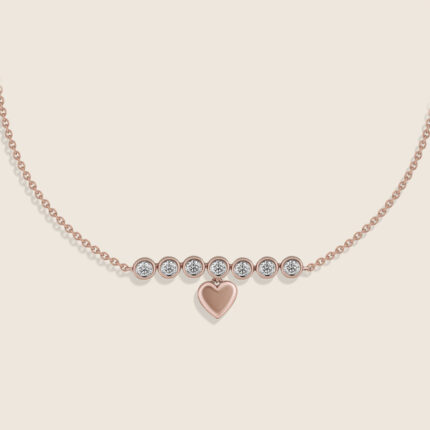 Esme rose gold diamond bracelet
